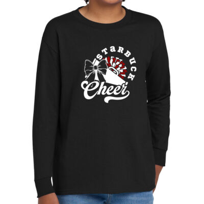 Starbuck International Cheer - Youth Heavy Cotton 100% Cotton Long Sleeve T Shirt Thumbnail