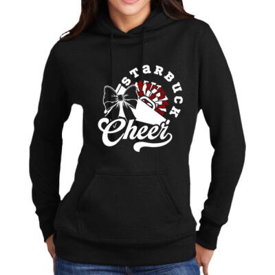 Starbuck International Cheer - Ladies Core Fleece Pullover Hooded Sweatshirt - LPC78H Thumbnail