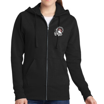 Starbuck International Cheer - Ladies Core Fleece Full Zip Hooded Sweatshirt Thumbnail