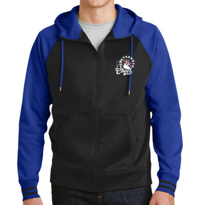 Starbuck International Cheer - Sport Wick ® Varsity Fleece Full Zip Hooded Jacket Thumbnail