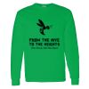 Heavy Cotton 100% Cotton Long Sleeve T Shirt Thumbnail