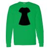 Heavy Cotton 100% Cotton Long Sleeve T Shirt Thumbnail