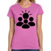 Ladies Heavy Cotton 100% Cotton T Shirt Thumbnail