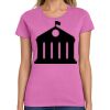 Ladies Heavy Cotton 100% Cotton T Shirt Thumbnail