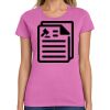 Ladies Heavy Cotton 100% Cotton T Shirt Thumbnail