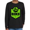 Youth Heavy Cotton 100% Cotton Long Sleeve T Shirt Thumbnail