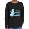 Youth Heavy Cotton 100% Cotton Long Sleeve T Shirt Thumbnail