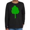Youth Heavy Cotton 100% Cotton Long Sleeve T Shirt Thumbnail