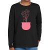 Youth Heavy Cotton 100% Cotton Long Sleeve T Shirt Thumbnail
